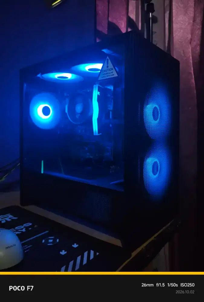 Pc gaming ryzen 5 4600g ram 16gb ddr4 ssd 256gb psu 650w