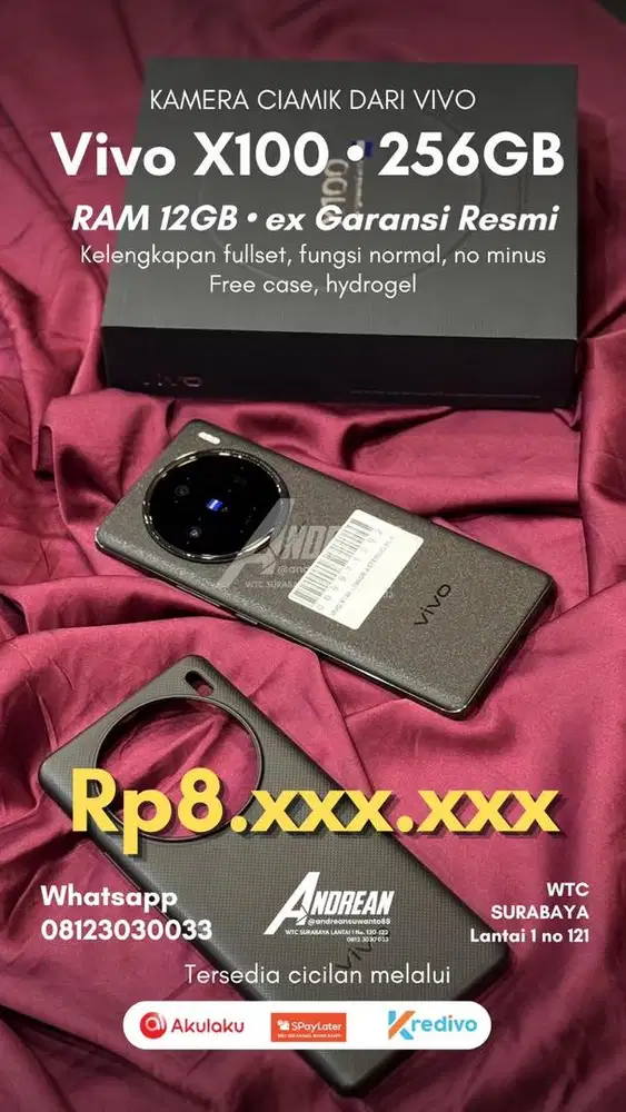 Second Vivo X100 12/256gb