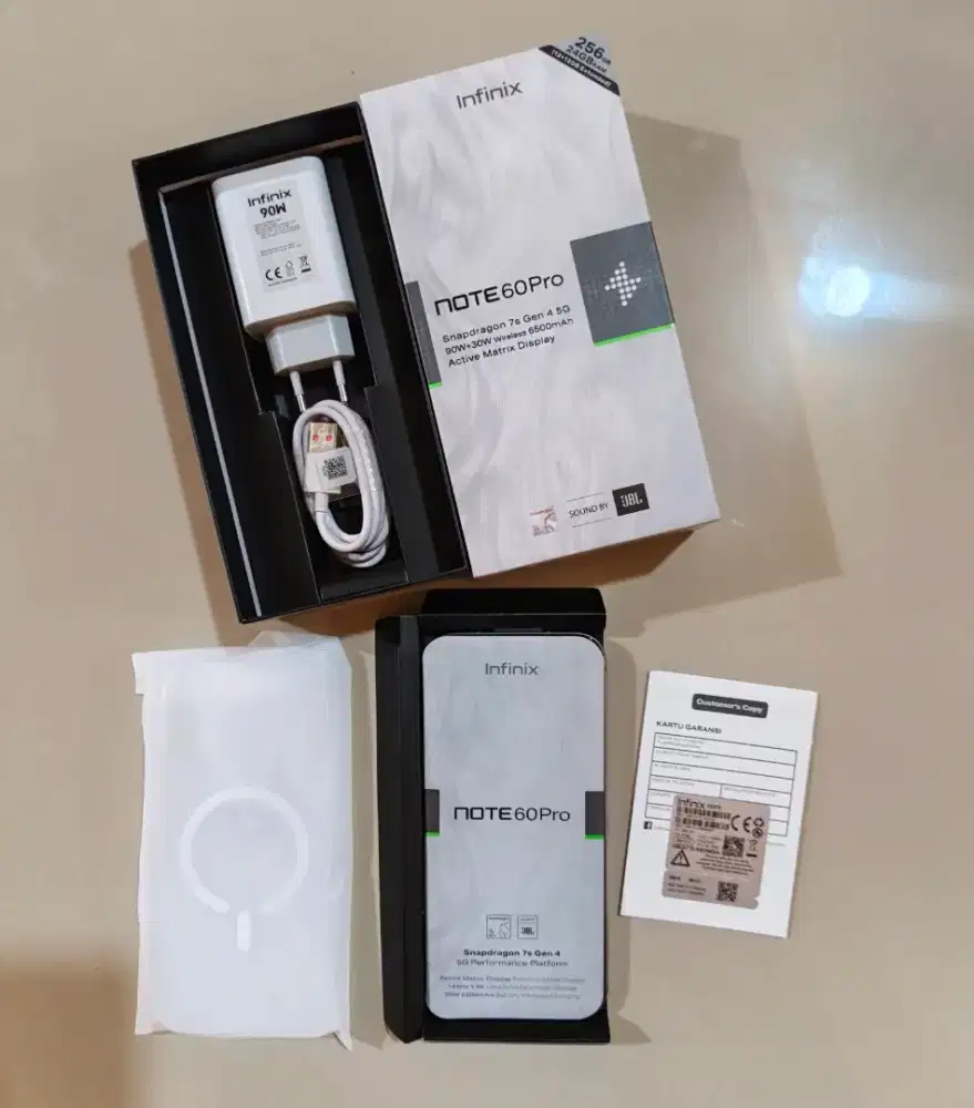 INFINIX NOTE 60 PRO 12 / 256GB Super Like New Garansi aktif panjang