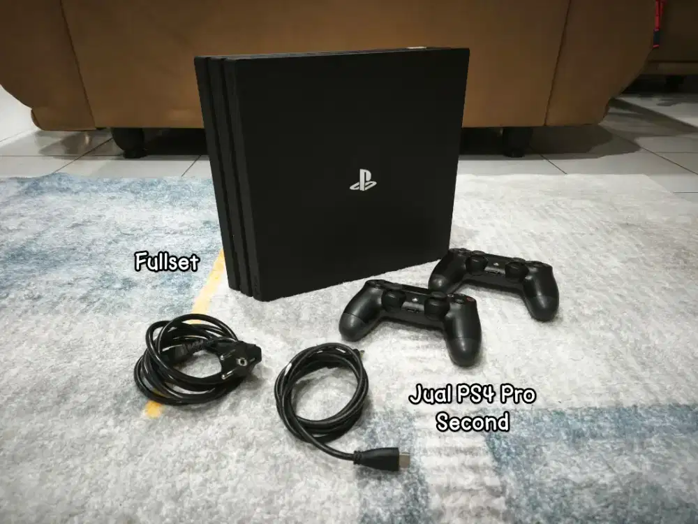 PS4 Pro 1TB Seri 7006B Bekas - Mulus 2 Stik Ori Bisa Online
