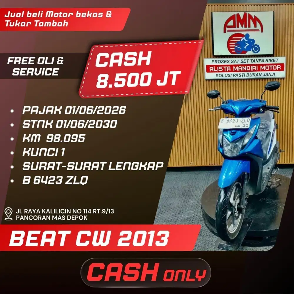 BEAT CW 2013 CASH ONLY ALISTA