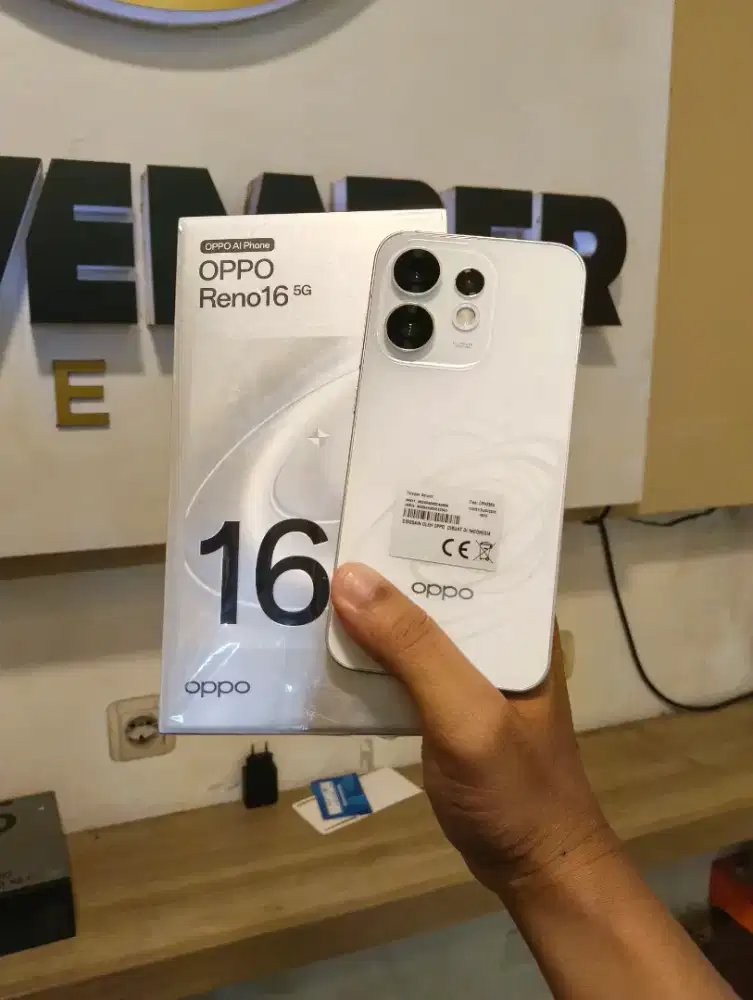 Ready Oppo Reno 16 5G 8/256Gb Second BNOB Fullset Garansi Belum Jalan