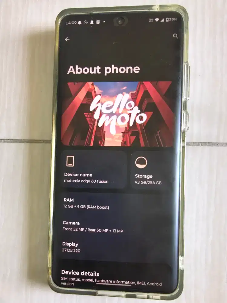 Motorola Edge 60 Fusion