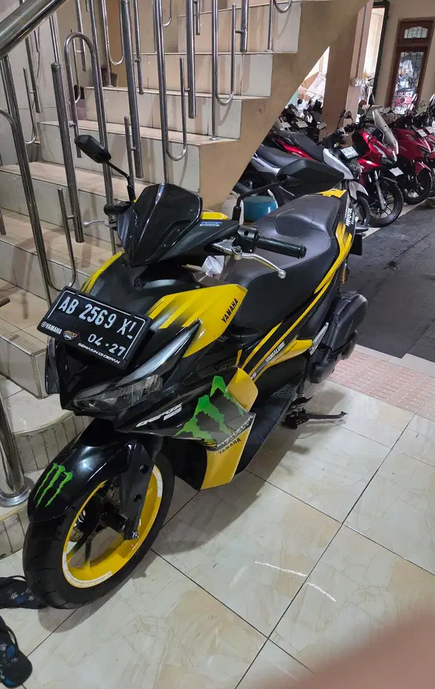 Aerox all new 2022 kuning hitam gbm gandu_baru_motor
