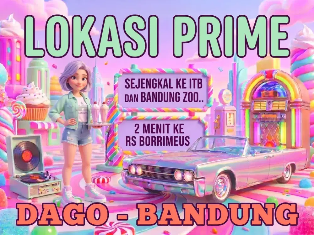 JUAL TANAH DI DAGO, TAMANSARI,COBLONG, BANDUNG KOTA.