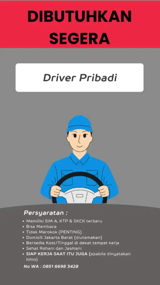 Loker Driver pribadi