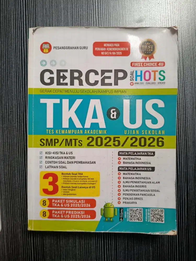 Buku latihan tka smp