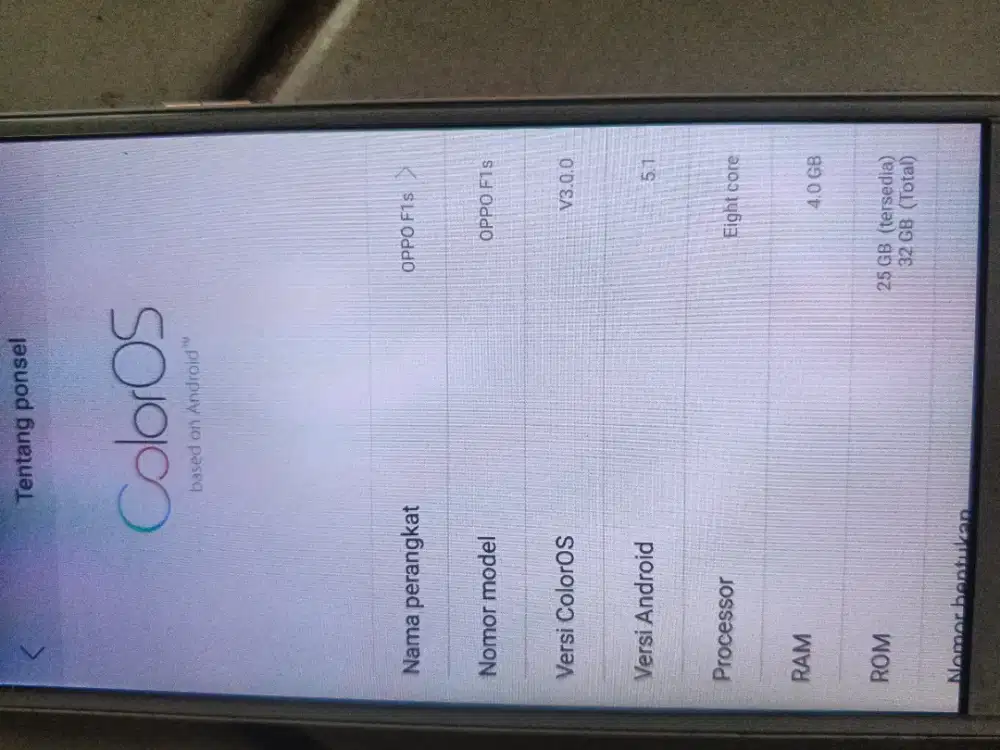 Jual Oppo f1s ram 4 gb