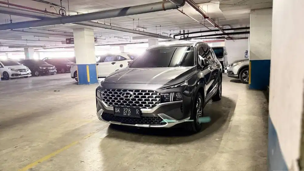 Hyundai Santa Fe 2.2 Signature Diesel 2021. Harga Kredit.(R)