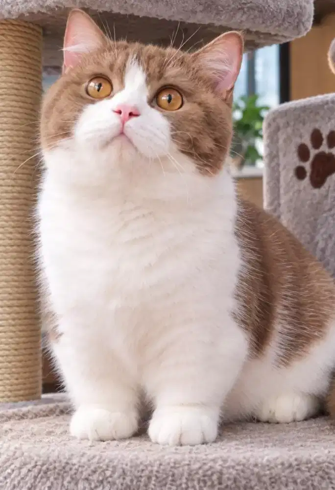 Bsh munckhin bicolor cinamon female 6 bulan