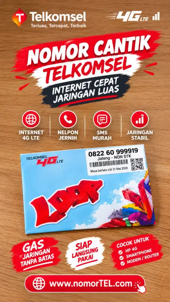Nomorcantik Telkomsel Simpati 0822 6X 999919