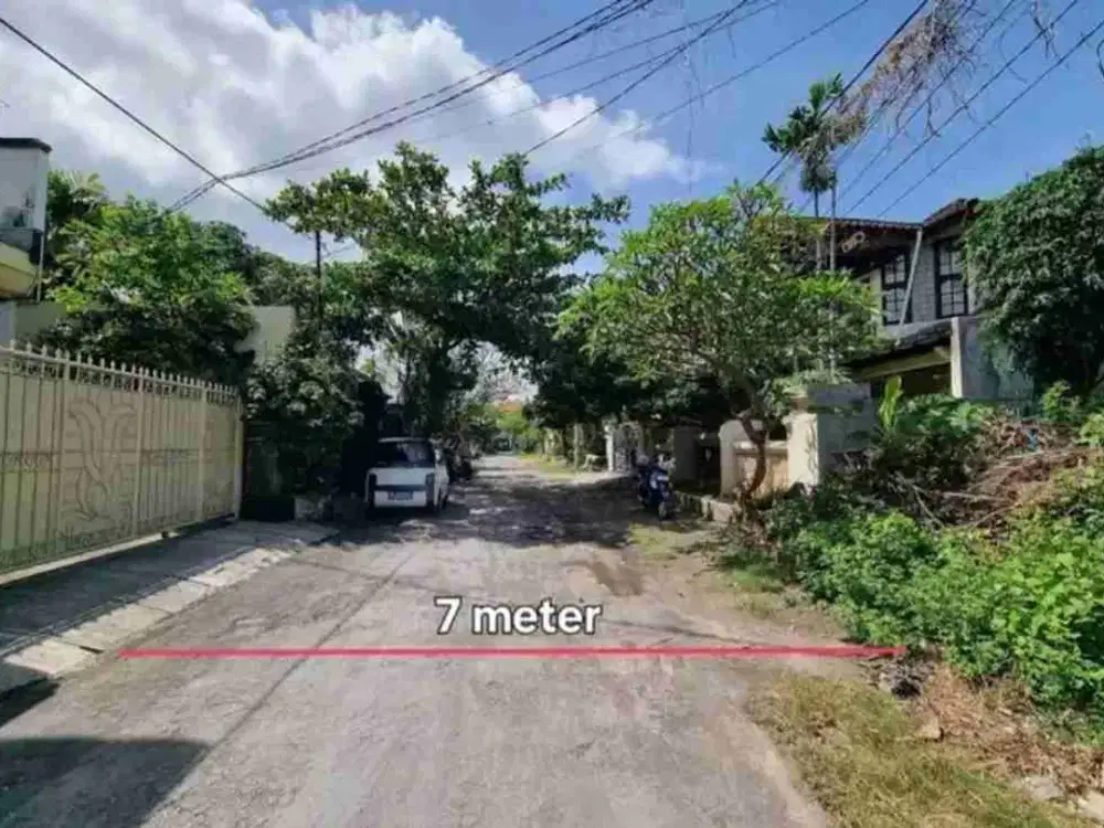tanah jalan pemuda renon bali