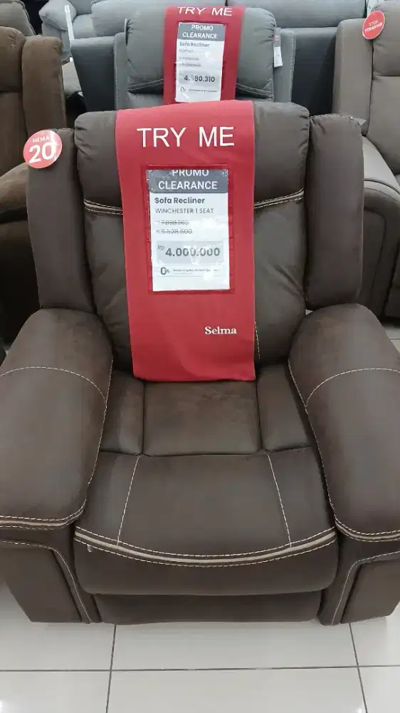 Sofa satuan winchester promo oktober bisa cicilan pakai home kredit