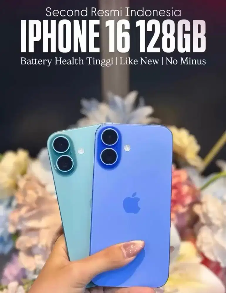 IPhone 16 128 GB Second Resmi Indo Bergaranai