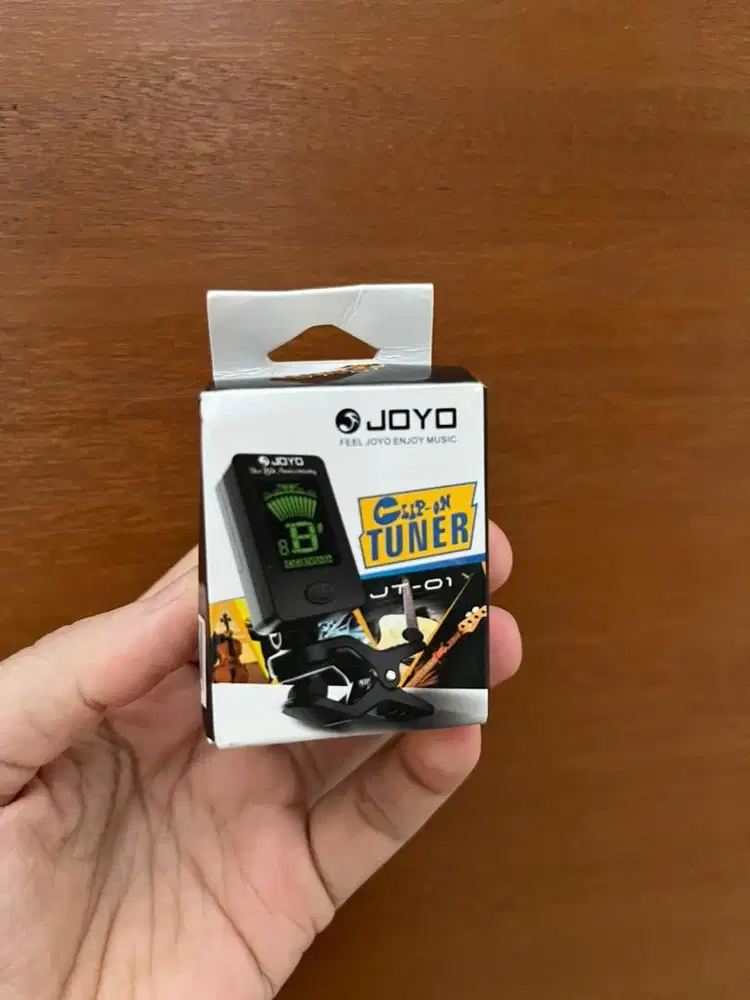 Joyo Tuner Digital Alat Setel Gitar Ukulele Bass Biola