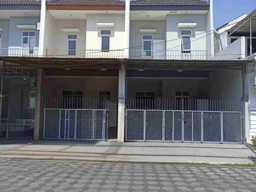 KUTISARI Row Jalan Super Lebar ‼ Jual Rumah 2 Lantai Surabaya Selatan