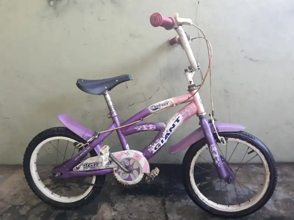 Sepeda anak perempuan ukuran 16 murah bekas seken