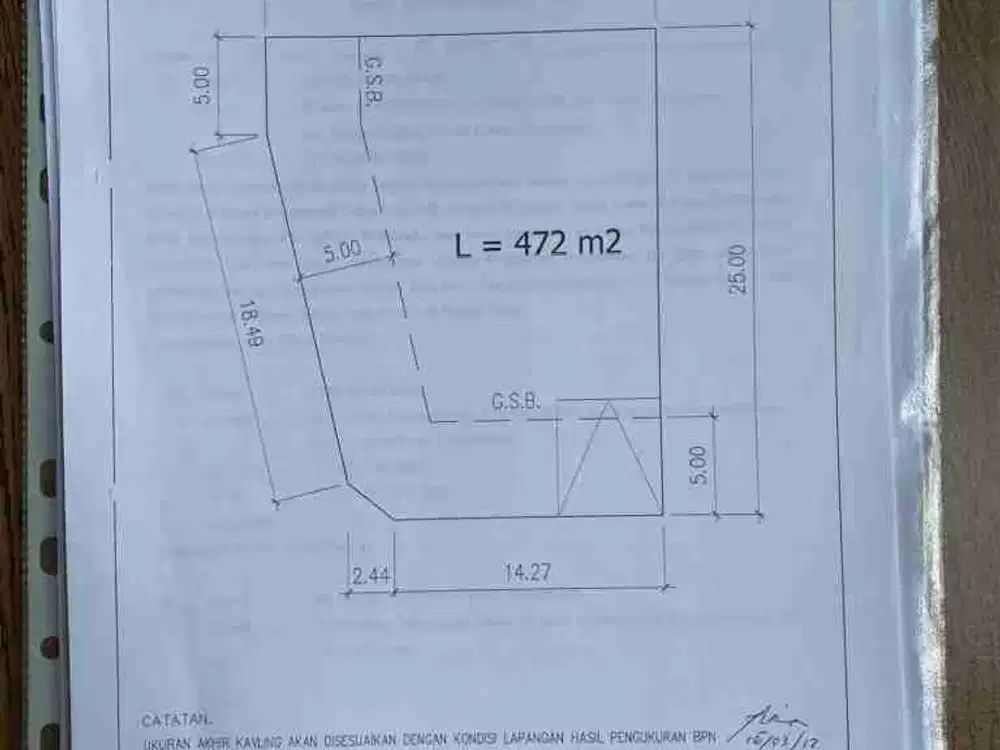 DIJUAL KAVLING HOEK CLUSTER MENTARI ALAM SUTERA