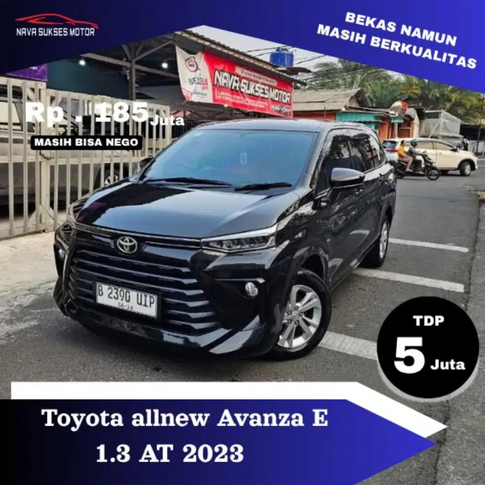 TDP TERMURAH AVANZA E AT 1.3 2023