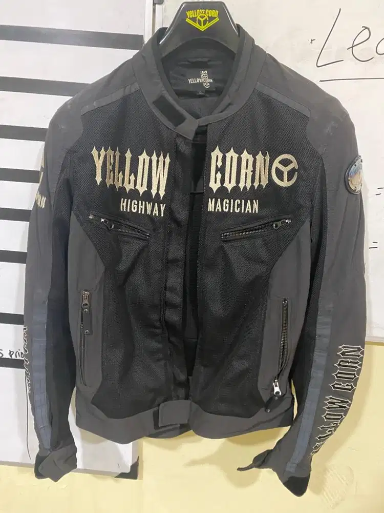Jacket yellowcorn / yellow corn jaket motor