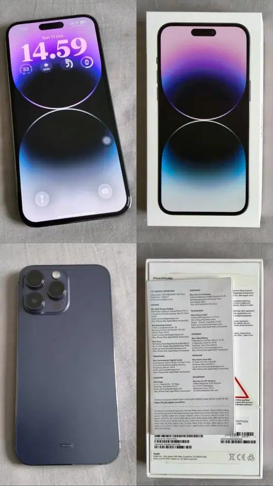 iPhone 14 Pro Max 128GB - Deep Purple