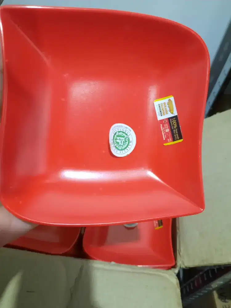 Piring Melamine model ketupat 6 inch