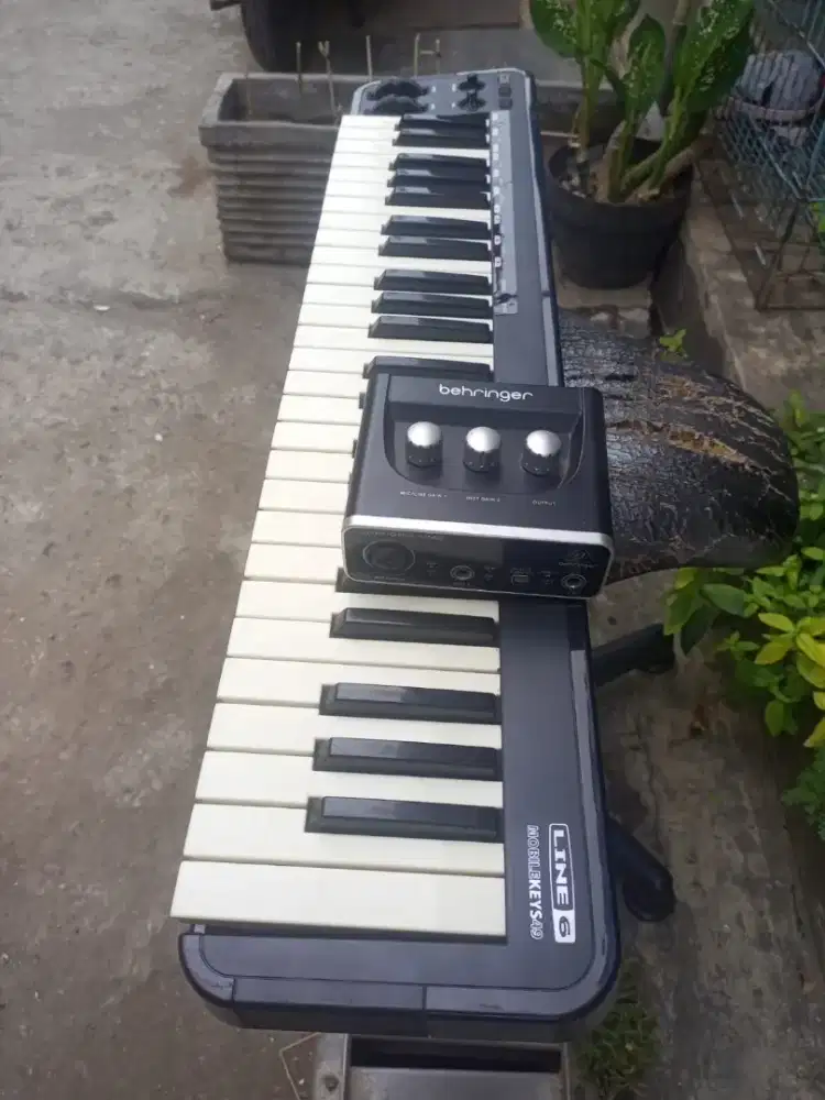 Soundcard+keyboard midicontroler