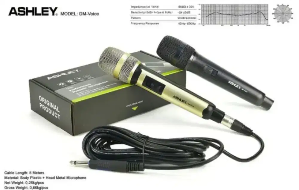 Jual Mic merek ASHLEY minat bisa chat Wa langsung