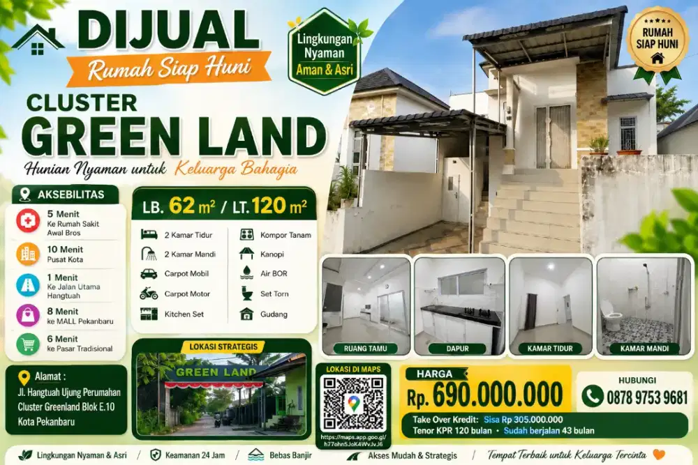 Jual Rumah Cluster