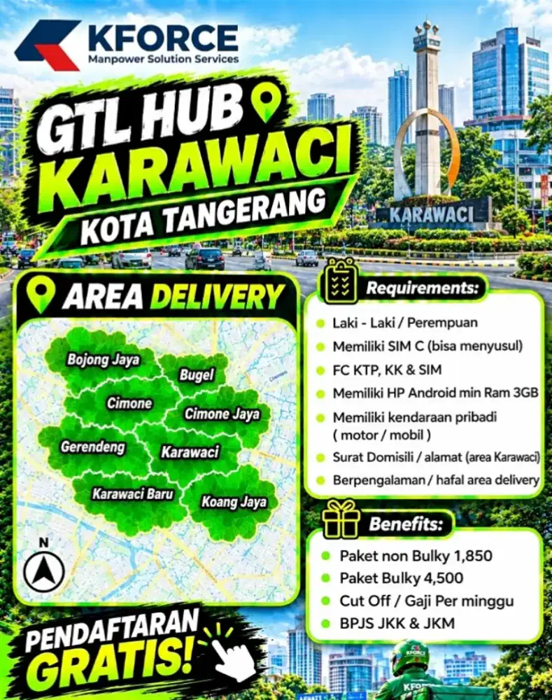Mitra kurir Go To Logistik Karawaci