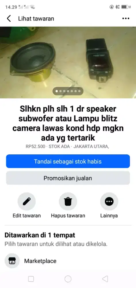 Slhkn plh slh 1 dr speaker subwofer/lampu blitz kond hdp mgkn tertarik