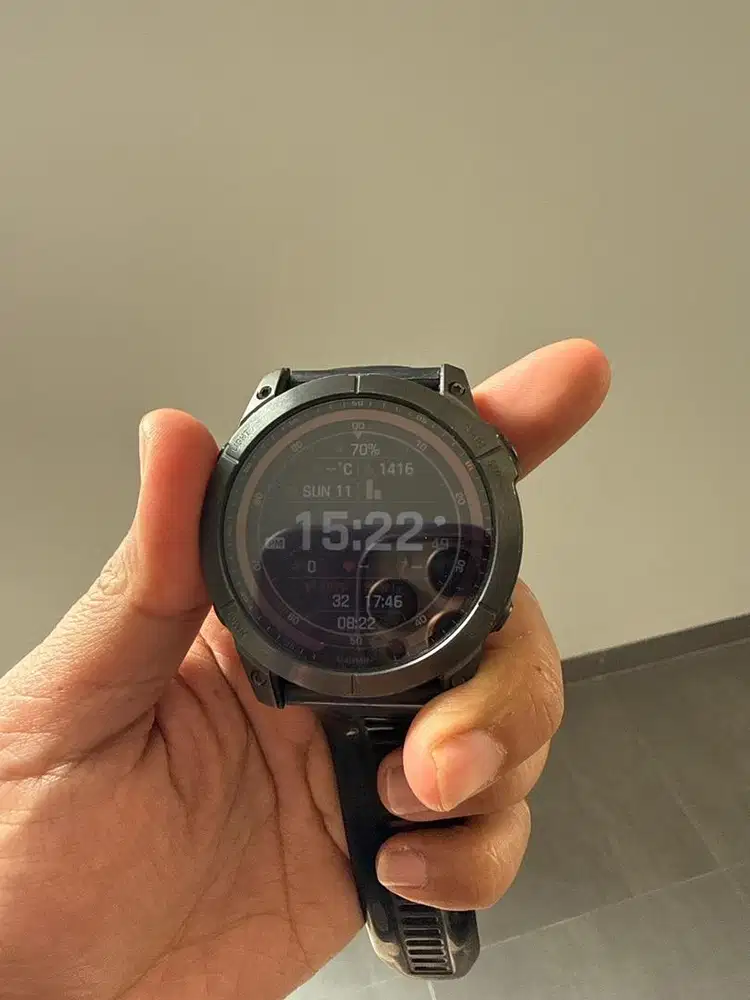 Jual used garmin fenix 7x 51 mm solar unit only