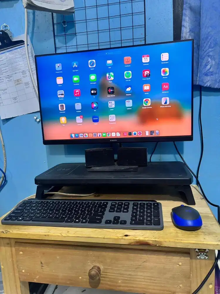 Sepaket Monitor Xiaomi + Wireless Keyboard + Wireless Mouse