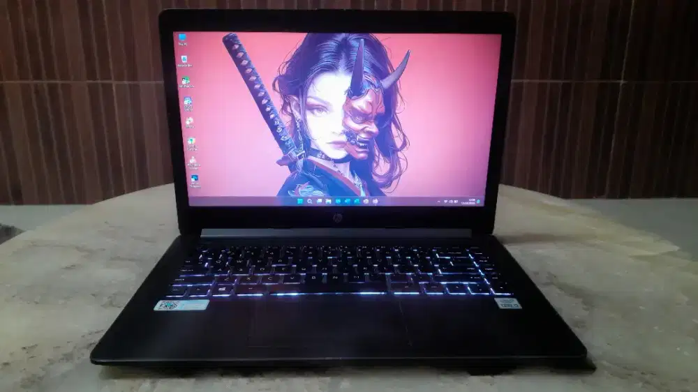 Laptop HP core i3 Ram 8GB DDR4 ssd nvme  256GB Backlight GeN 10