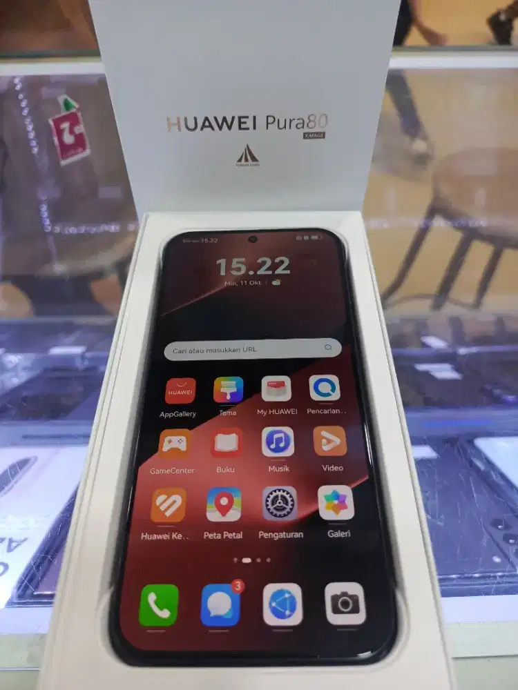 Huawei Pura 80 12/256gb warna Black second.