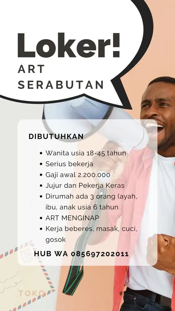 Asisten Rumah Tangga Serabutan