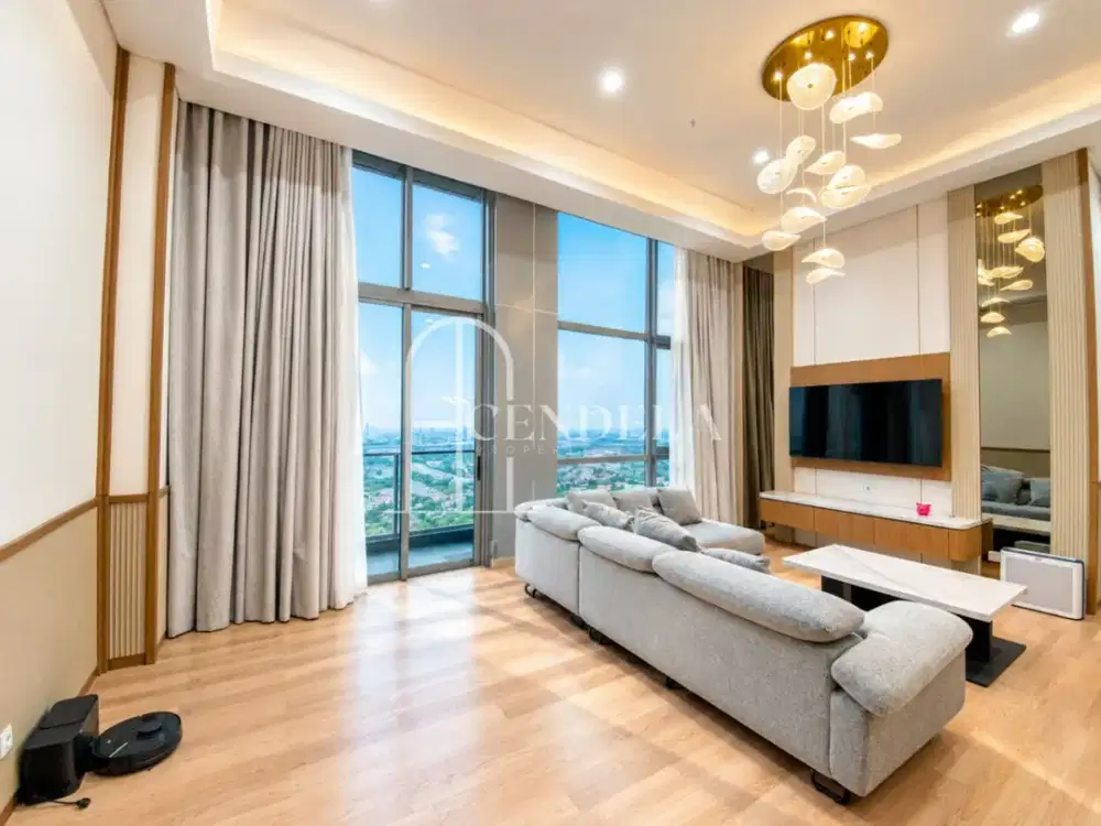 Disewakan Super Penthouse Hillcrest Lippo Karawaci 149m2 3BR Full Furnished Near UPH