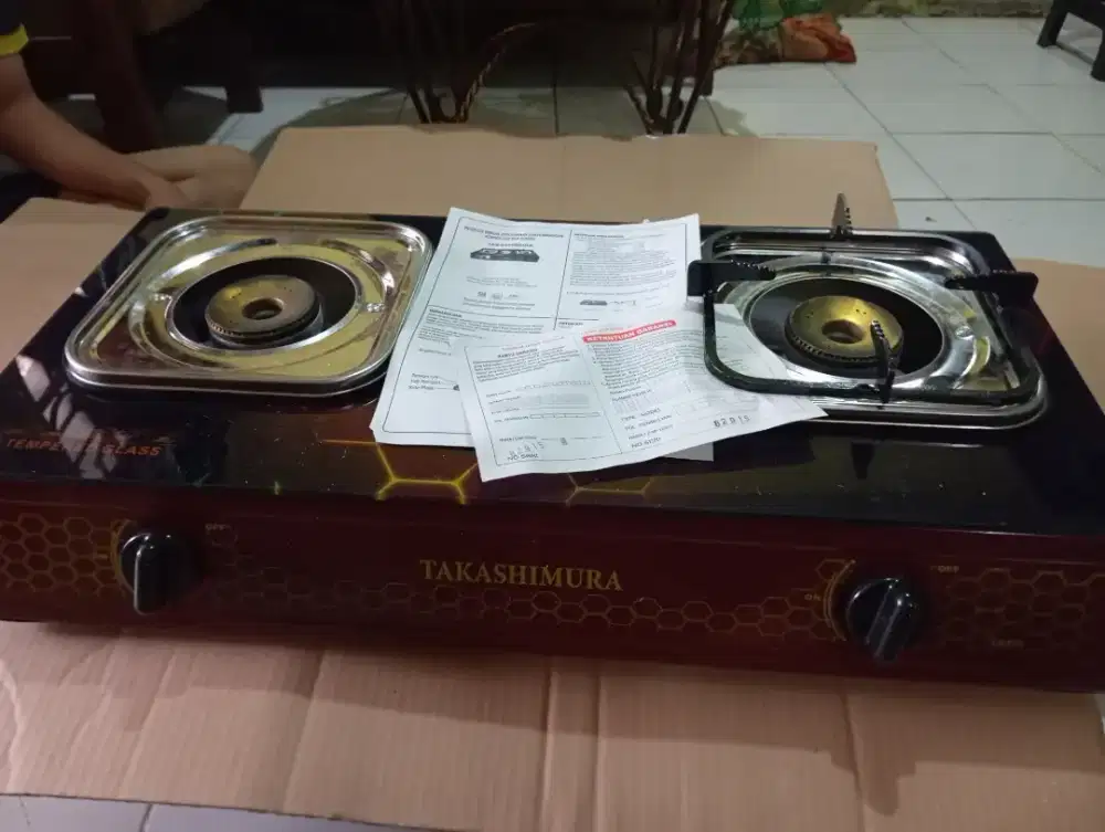 Kompor Merk Takashimura 2 tungku
