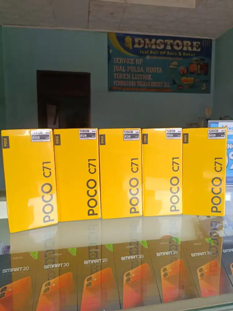 Poco C71 4/128gb Baru Garansi Resmi