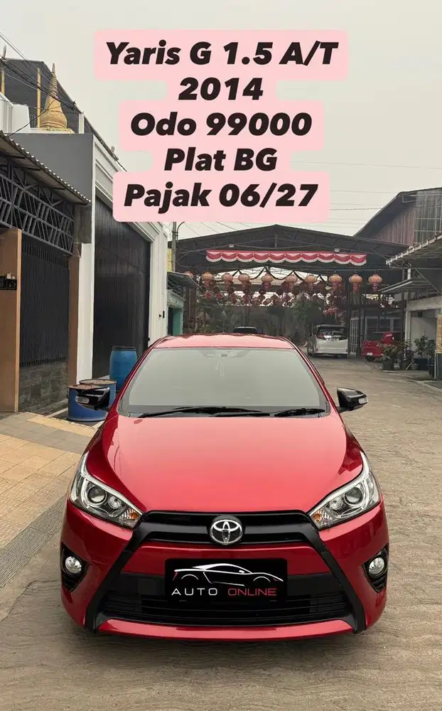 Toyota Yaris G 1.5 AT 2014