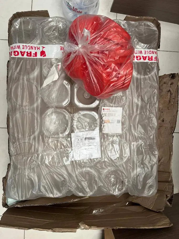 [GARAGE SALE] Dijual Toples Plastik Kotak Bening + Tutup (BrandNew)