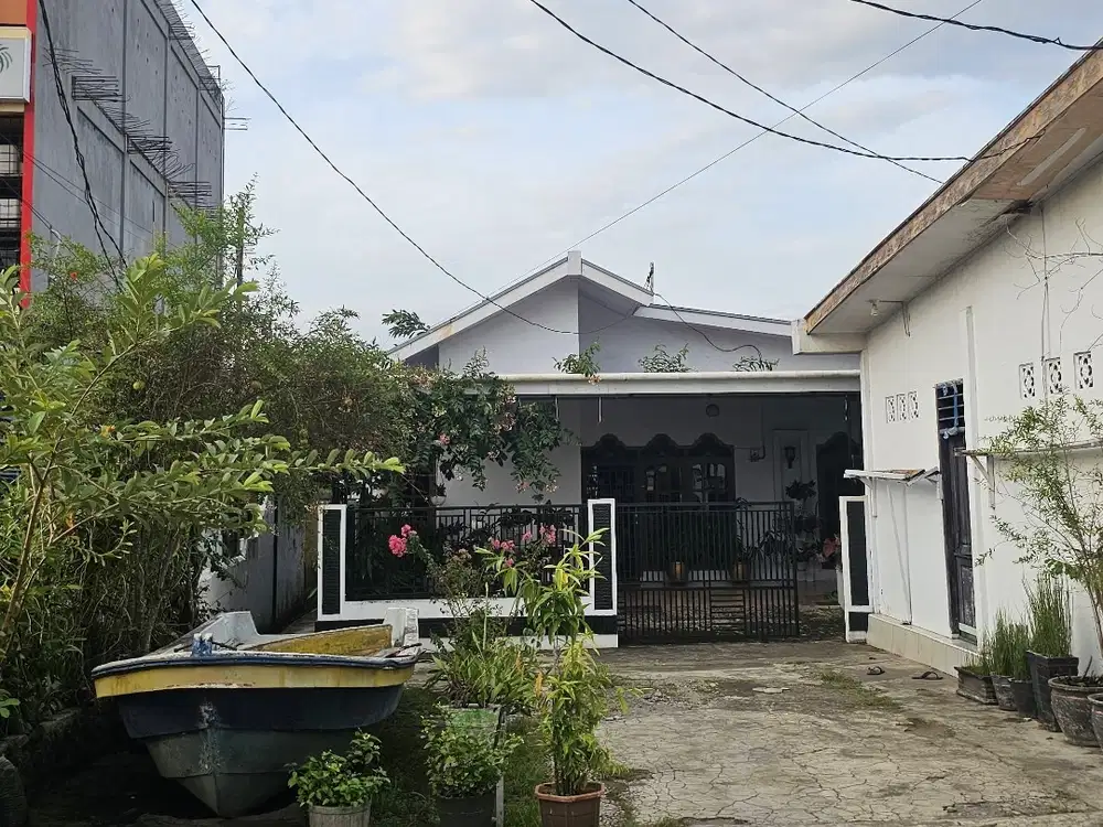 DIJUAL TANAH & BANGUNAN DI JALAN PROTOKOL COCOK UNTUK BISNIS/MESS