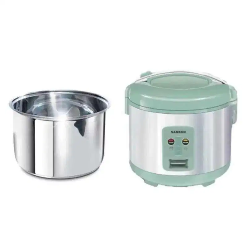 New Smart Rice Cooker Sanken with Stainless Innerpot 1.8Liter *Medan*