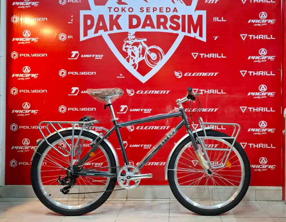 sepeda urban element otawa frame alumunium