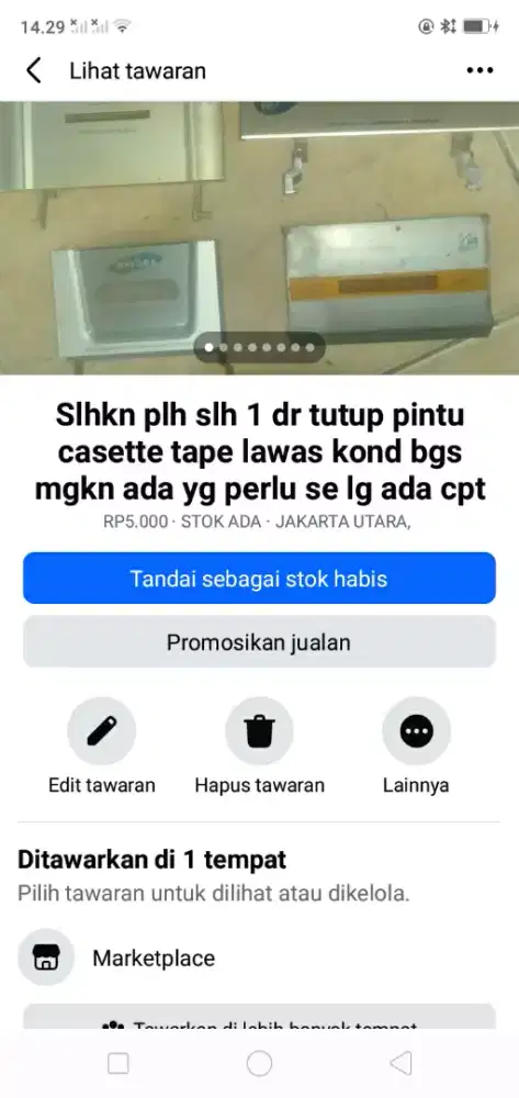 Slhkn plh slh 1 dr pintu casette audio tape lawas mgkn perlu murah2 sj