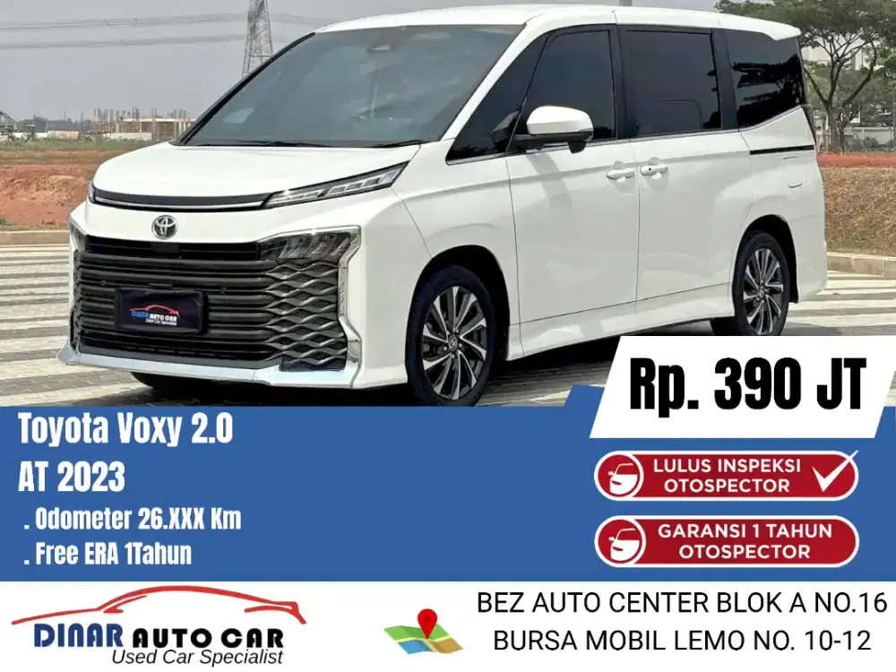 (26Rb) Voxy 2023 At Matic Putih B Genap Warenty On 40Jt*Dinar Auto*