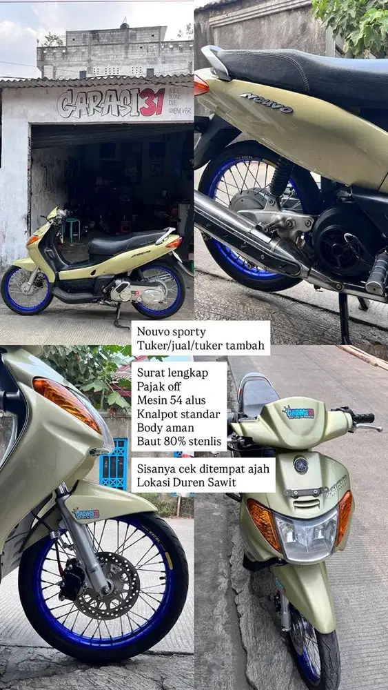 JUAL CEPAT MOTOR NOUVO