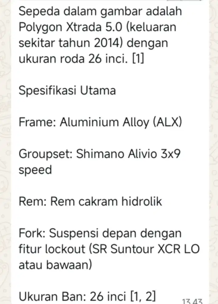 sepeda polygon Xtrada 5.0