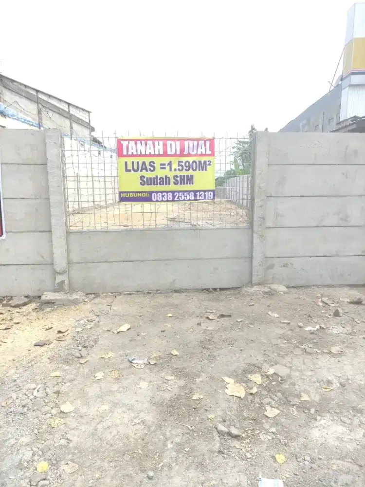 jual tanah depan alfamart krian dekat RSUD Sidoarjo Barat