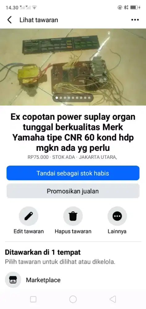 Se paket ex copotan keyboard yamaha kond hdp mgkn perlu hrg murah sj